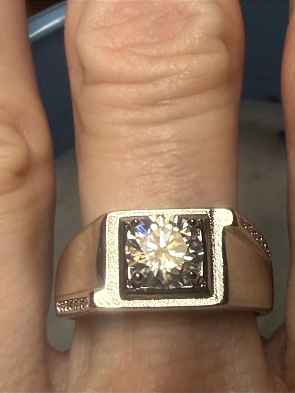 Moissanite elegant 925